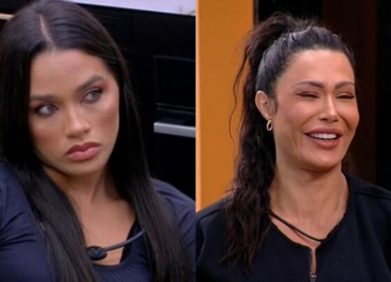 Montagem com fotos de Eva Pacheco e Gracyanne Barbosa, do BBB 25- Metrópoles