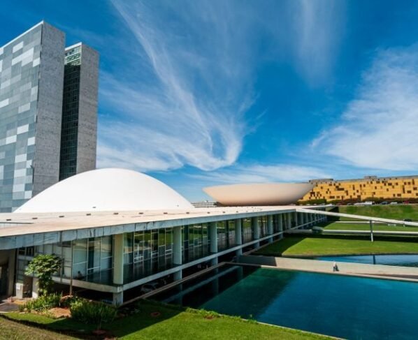 Fachada da Congresso Nacional em Brasília