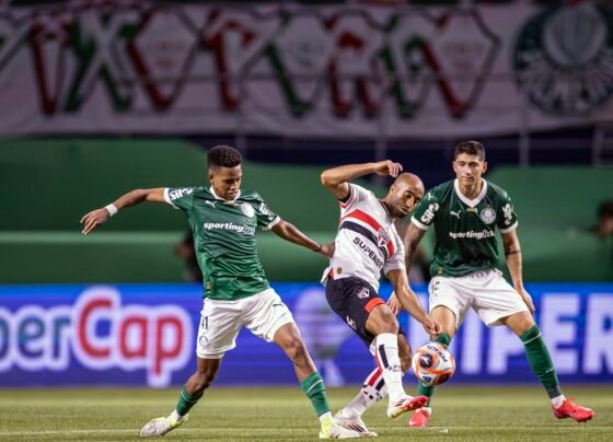 Foto colorida de Palmeiras x São Paulo - Metrópoles