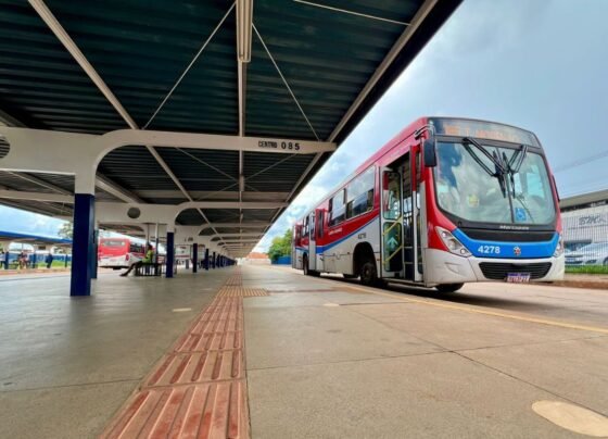 Ônibus do transporte público de Campo Grande.