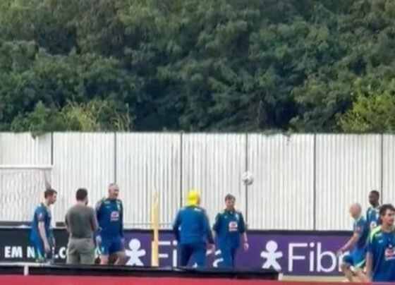 Italiano comandou treino da Seleção Brasileira neste sábado (7/6).