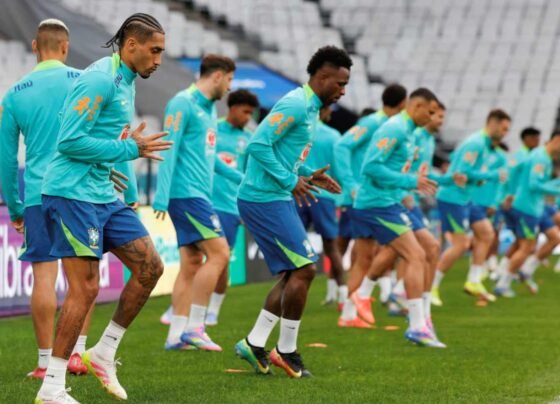 Imagem colorida dos jogadores da Seleção Brasileira - Metrópoles