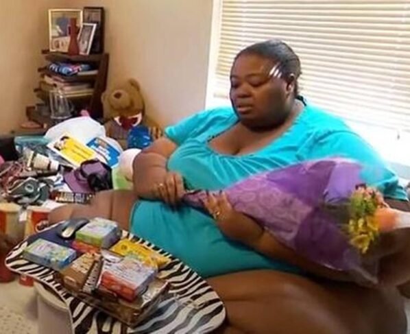 Marla McCants quando era obesa - metrópoles