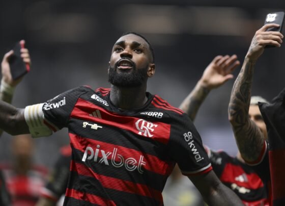 Foto colorida de Gerson, do Flamengo - Metrópoles