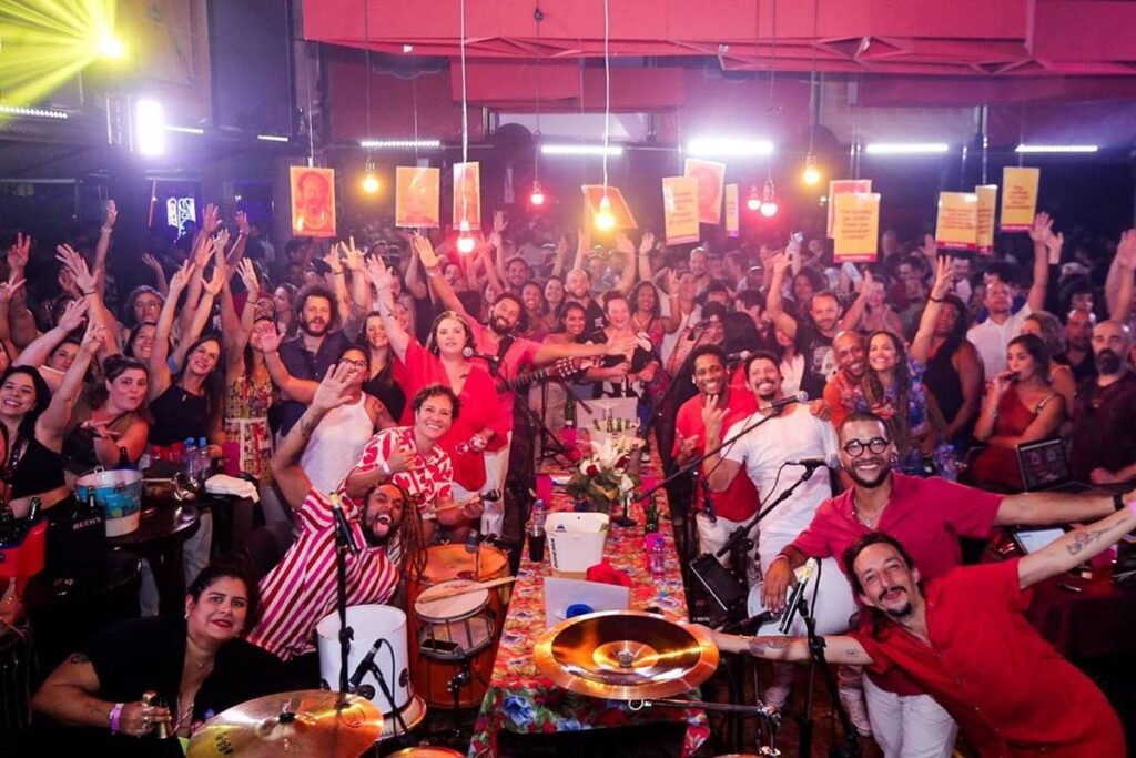Foto colorida do Samba da Tia Zélia