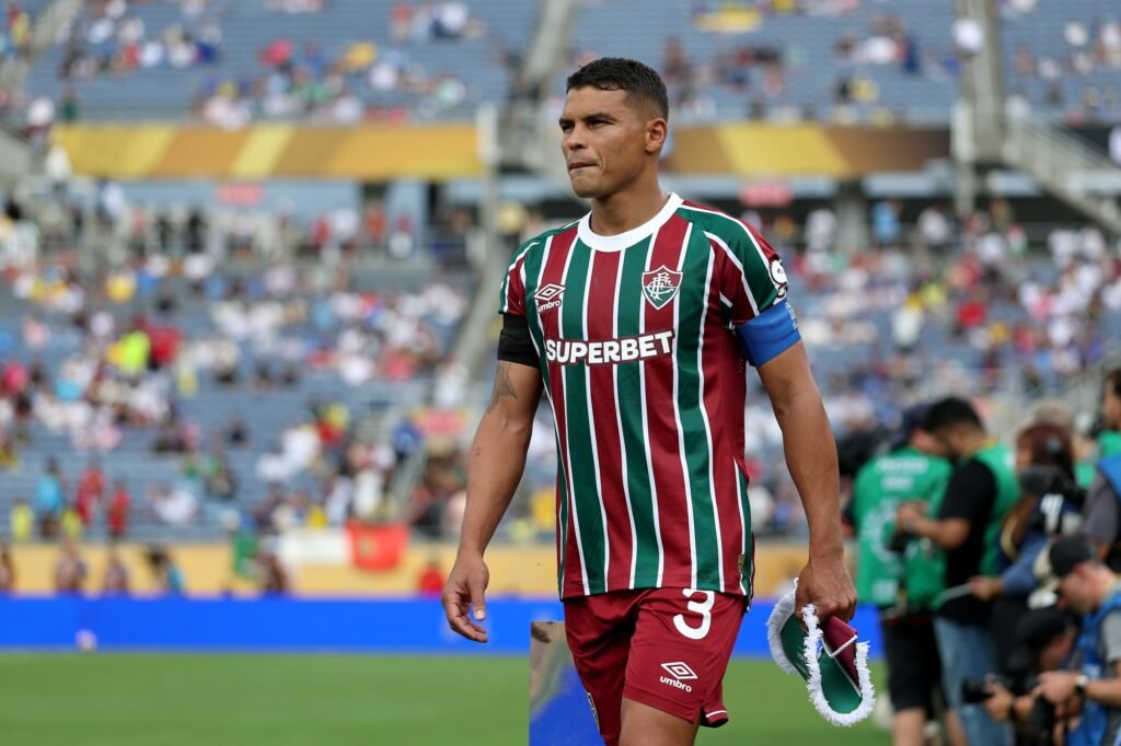 Foto colorida de Thiago Silva, zagueiro do Fluminense - Metrópoles