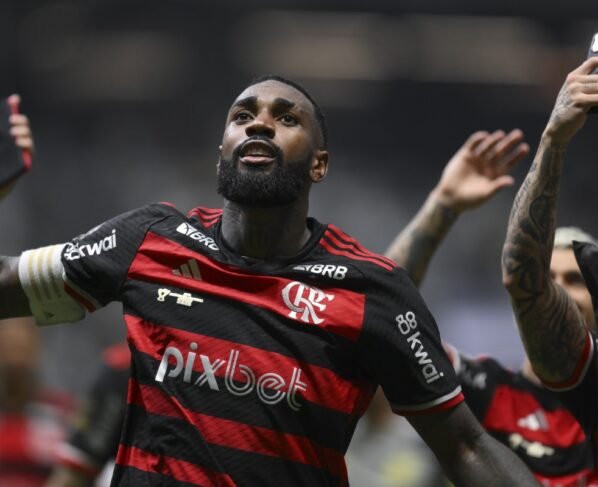 Foto colorida de Gerson, do Flamengo - Metrópoles