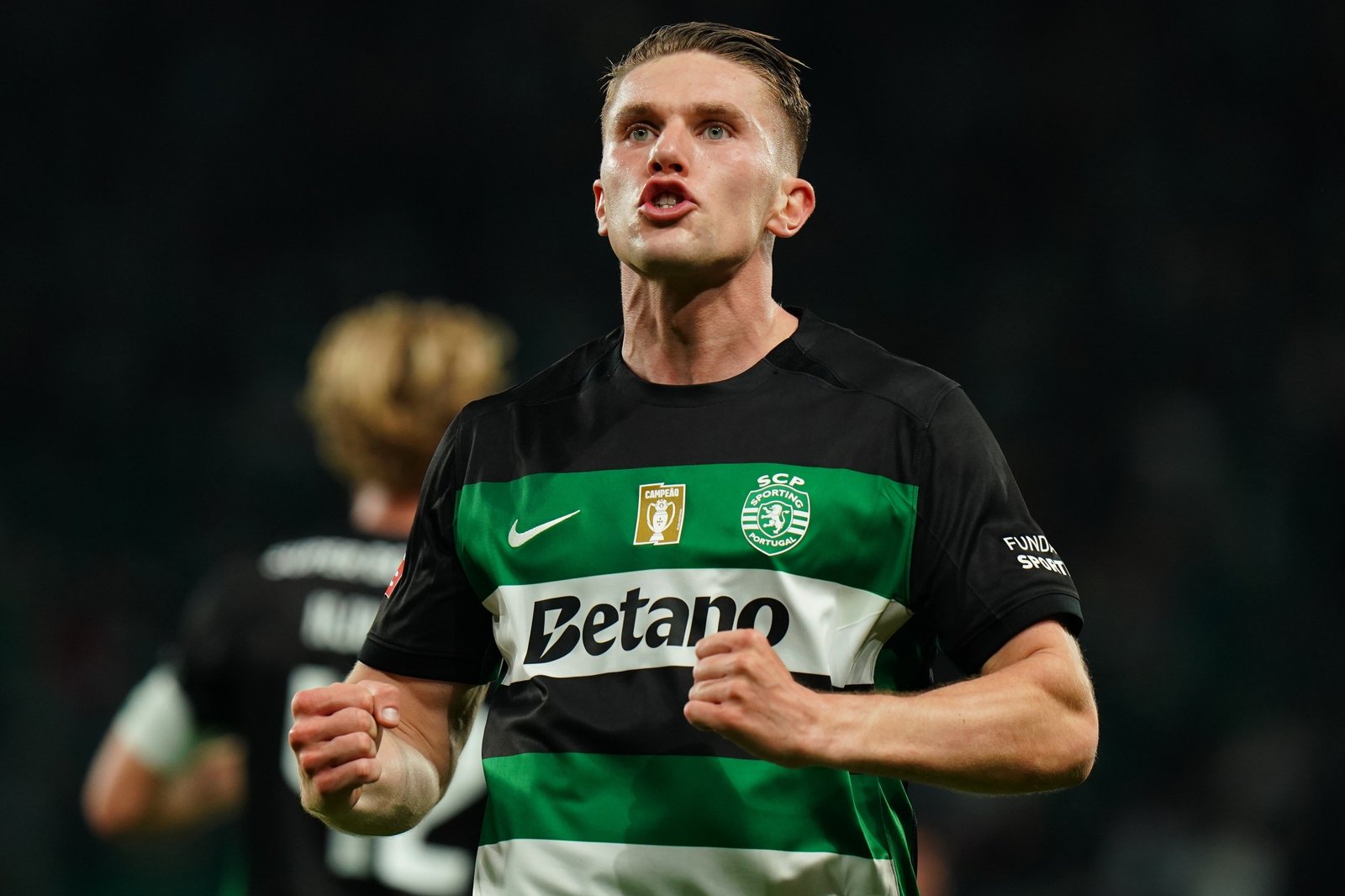 Foto colorida de Viktor Gyokeres, atacante do Sporting - Metrópoles
