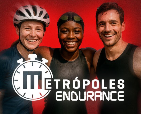 Imagem colorida do Metrópoles Endurance, competição de aquathlon e triatlo- Metrópoles