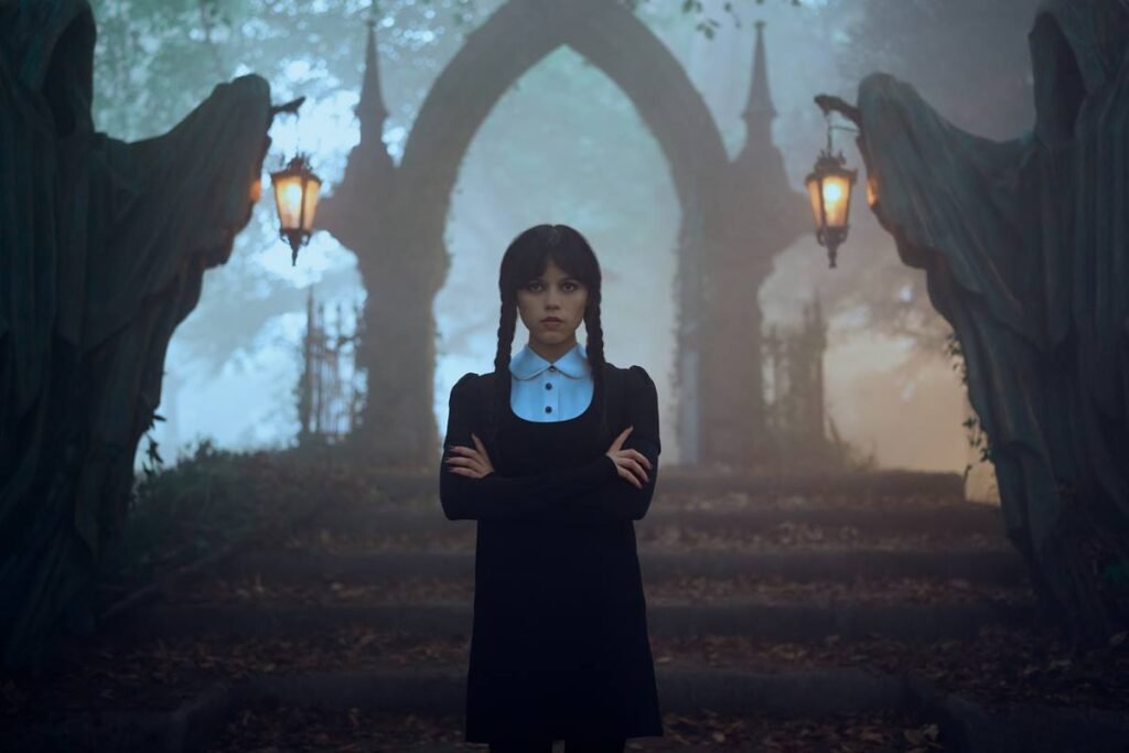 Foto colorida da segunda temporada de Wandinha, da Netflix - Metrópoles
