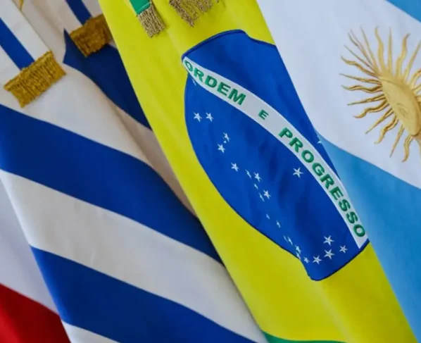 bandeiras dos países do Mercosul
