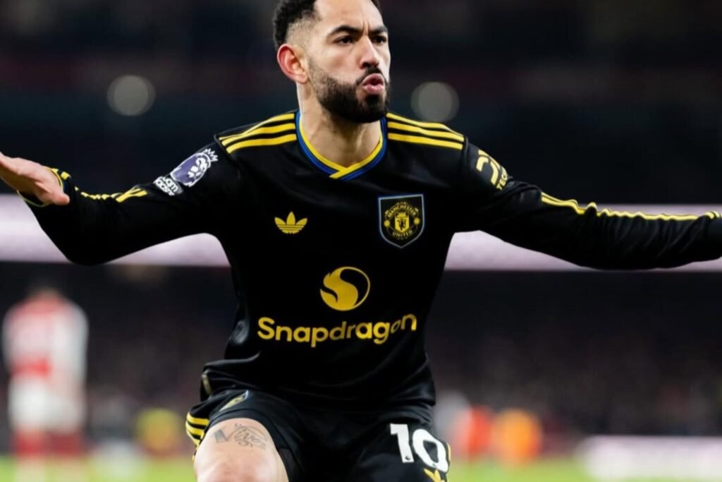 Imagem de Matheus Cunha jogador do Manchester United