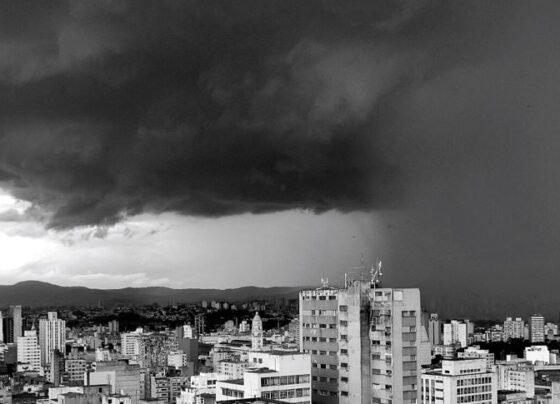 Chuva forte tempestade