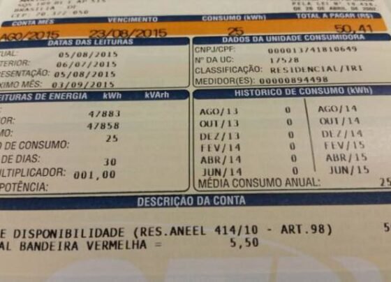 conta de luz, energia elétrica, Aneel