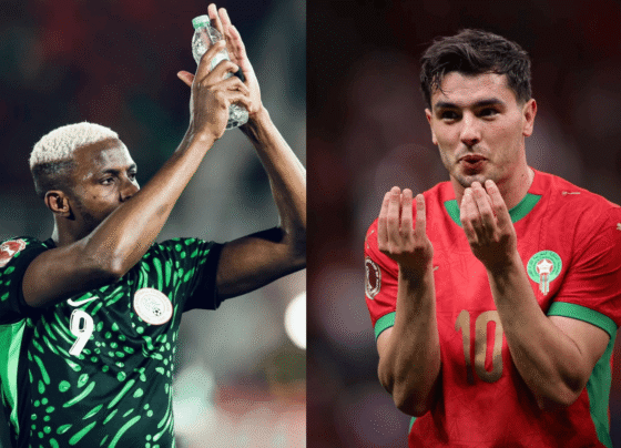 Victor Osimhen, da Nigéria, e Brahim Díaz, de Marrocos, se enfrentarão pela Copa Africana de Nações