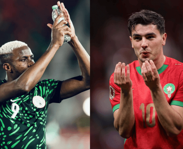 Victor Osimhen, da Nigéria, e Brahim Díaz, de Marrocos, se enfrentarão pela Copa Africana de Nações