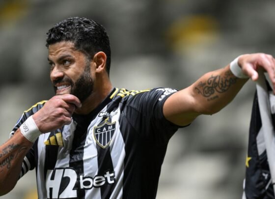 Imagem colorida do jogador Hulk, do Atlético-MG