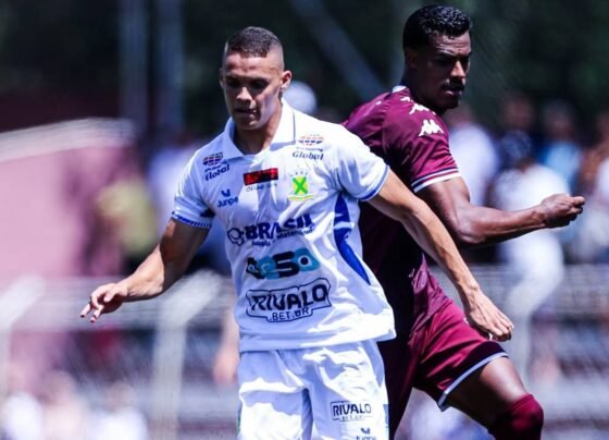 Foto colorida da partida entre Juventus x Santo André - Metrópoles