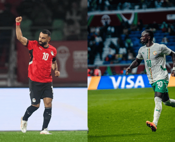 Salah, do Egito, e Mané, de Senegal, se enfrentarão na Copa Africana de Nações