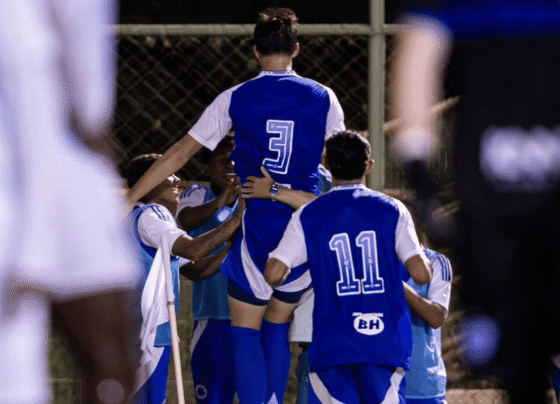 Jogadores do Cruzeiro na Copinha