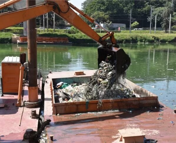 Veja objetos que compõem as 44 mil toneladas de lixo do Rio Pinheiros - destaque galeria