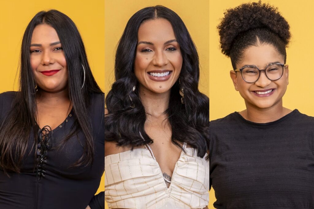 Chaiany, Maxiane e Milena no 6º Paredão do BBB 26 - Metrópoles