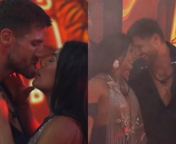 Jonas e Marciele se beijam no BBB 26