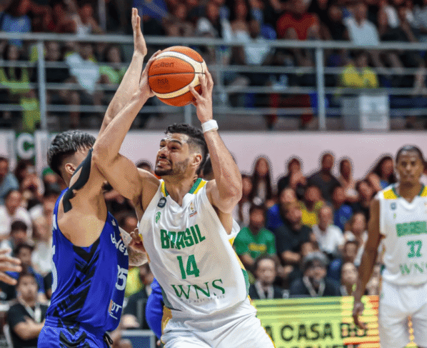 A Seleção Brasileira de Basquete venceu a Venezuela pelas Eliminatórias da Copa do Mundo
