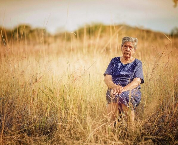 idosa beneficiada pela aposentadoria rural