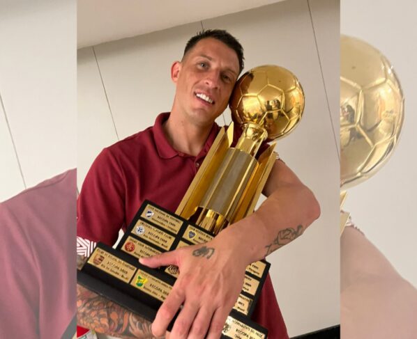 Imagem colorida de post do Lanús no X- Metrópoles