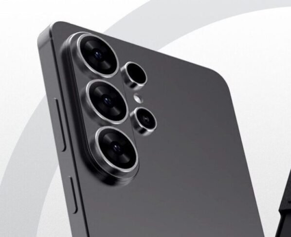 Imagem mostra dois smartphones vistos de ângulos diferentes, ambos dentro de capinhas pretas. As capinhas têm bordas reforçadas e uma grande abertura para o conjunto de câmeras, que se destaca em uma moldura metálica elevada. No topo da imagem, lê-se “Drop Protection” e “Full coverage”. Há também a marca d’água “@tarunvats33” sobreposta na parte inferior central.