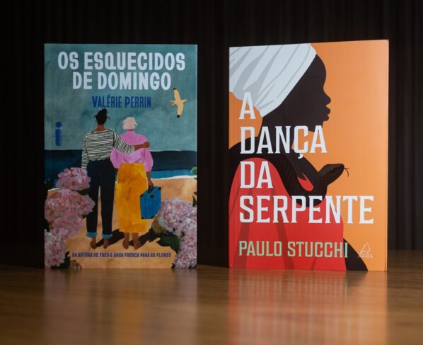Capa dos Livros Os Esquecidos de Domingo, de Valérie Perrin, e A Dança da Serpente, de Paulo Stucchi - Metrópoles