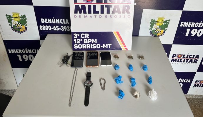 Denúncia anônima leva PM a apreender drogas e deter irmãos