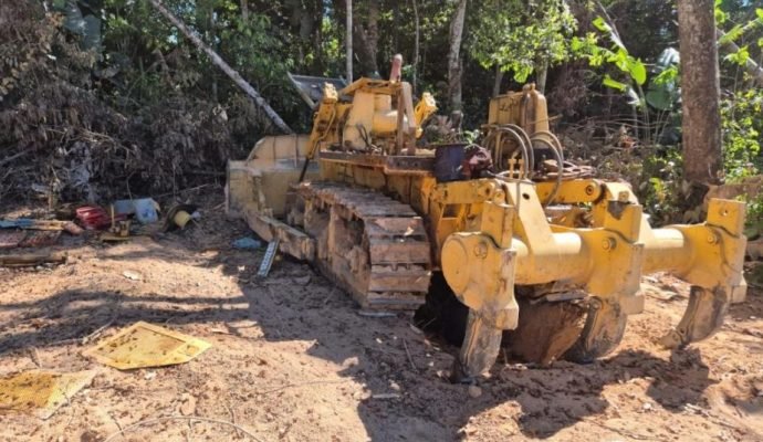 PM fecha dois garimpos ilegais em Terra Nova do Norte